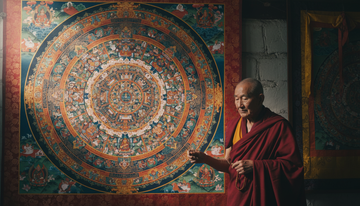 Decoding the Mandala in Thangka Art: A Map of the Cosmos