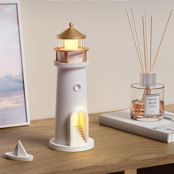 zensoullab Moonlight Lighthouse Projection Lamp Atmosphere Bedroom Bedside Sleep Companion Night Light Desktop Creative High-end Ornament