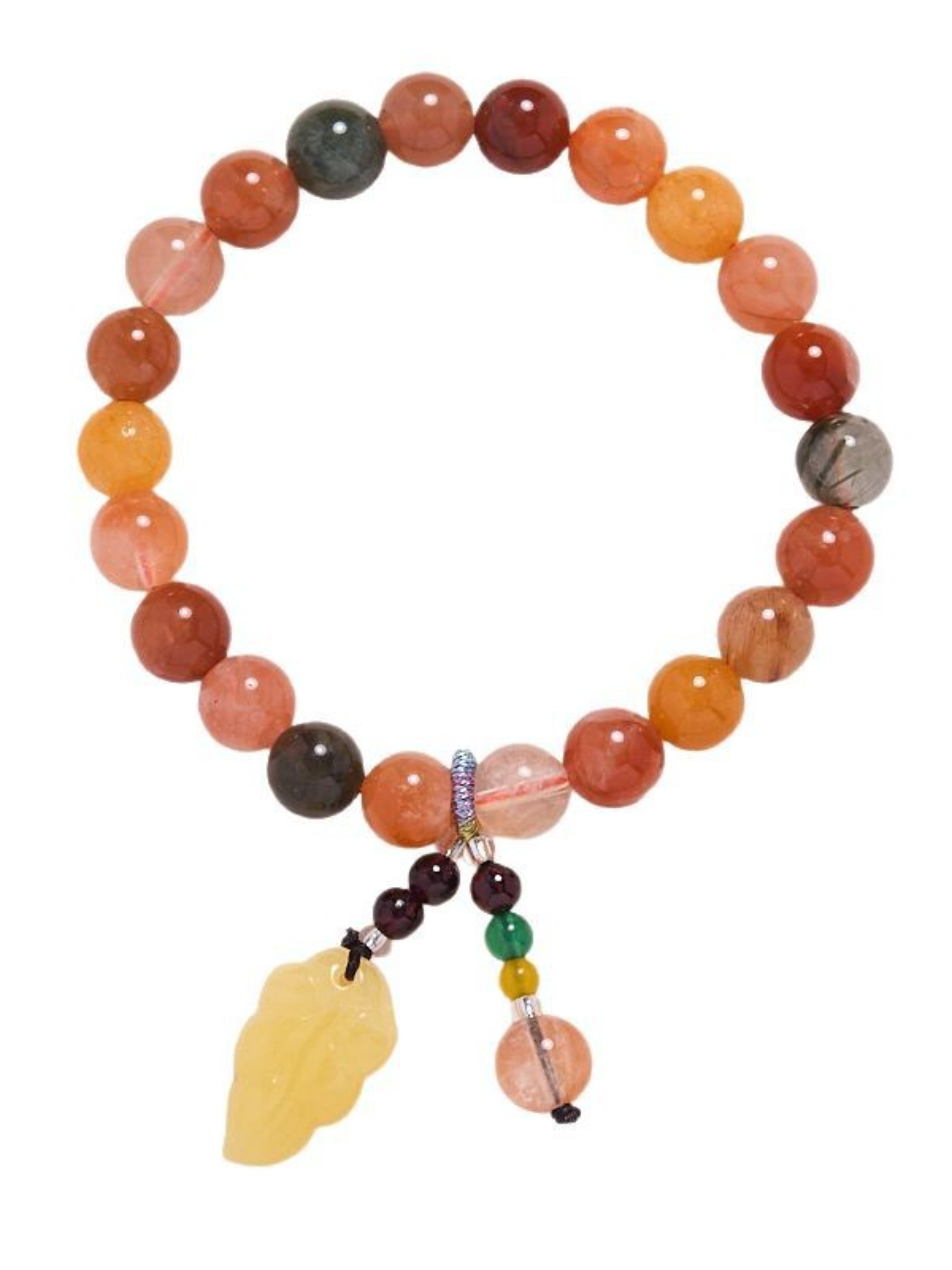 Zensoullab Temple Same Style Five Fu Duobao Crystal Bracelet Fu Lu Shou Crystal Bracelet