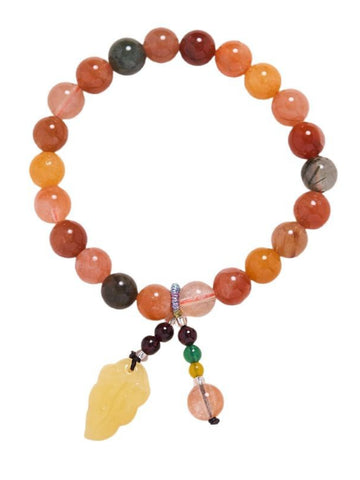 Zensoullab Temple Same Style Five Fu Duobao Crystal Bracelet Fu Lu Shou Crystal Bracelet