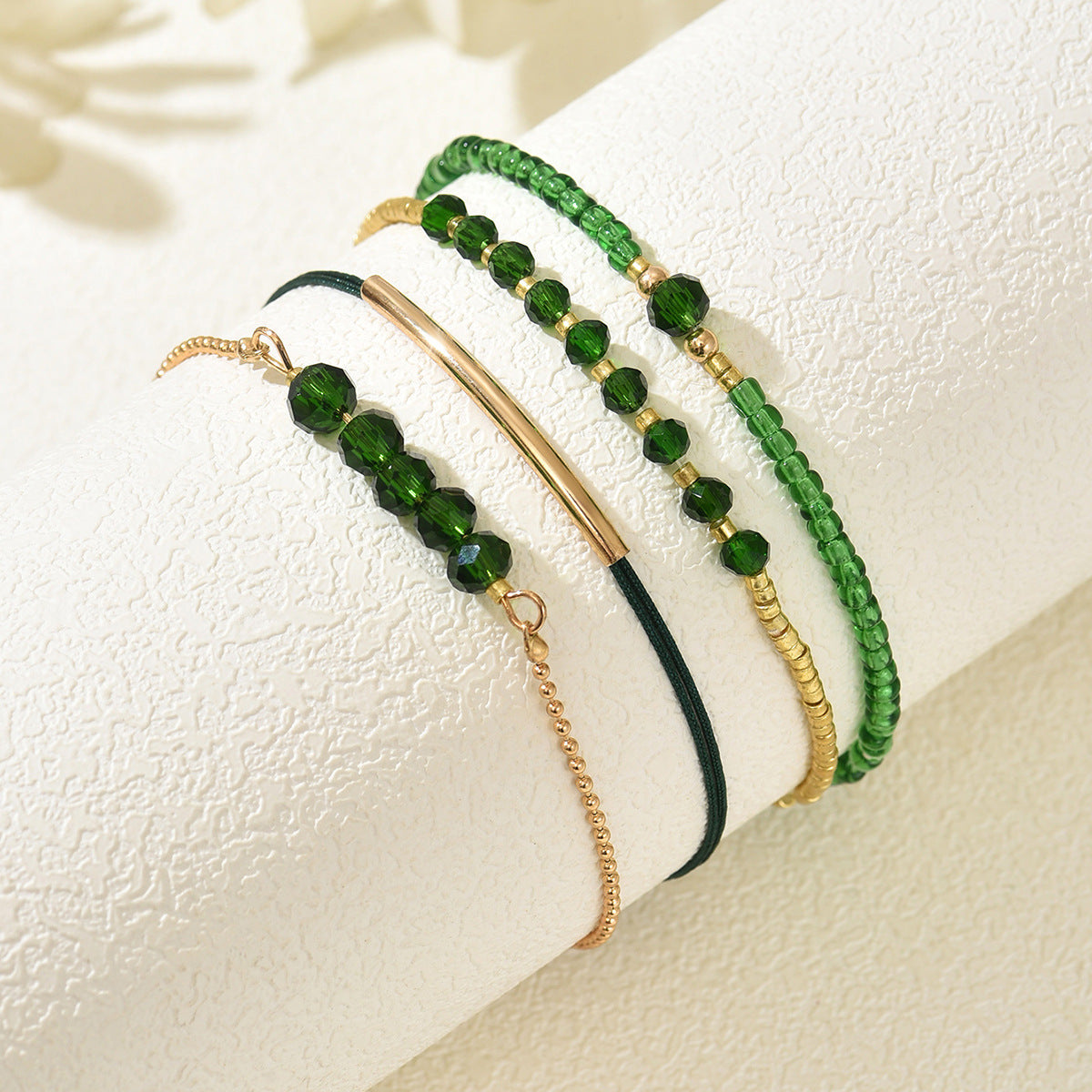 zensoullab Bohemian Vintage Glass Crystal Beaded Bracelet for Women