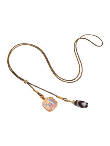 zensoullab | "Flame of Protection" Zajilamu Energy Pendant — Spiritual Shield, Meditation Aid & Blessing Amulet