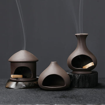 Peruvian Palo Santo Holder Sage Burning Tray Stand Ceramic Aromatherapy Burner Craft
