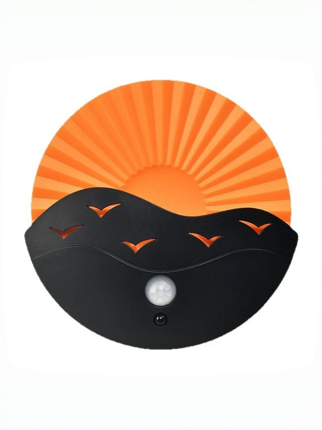 zensoullab Sunrise on the Sea Human Body Sensor Lamp USB Charging Magnetic Wall Lamp Remote Control Timer Stepless Dimming LED Night Light