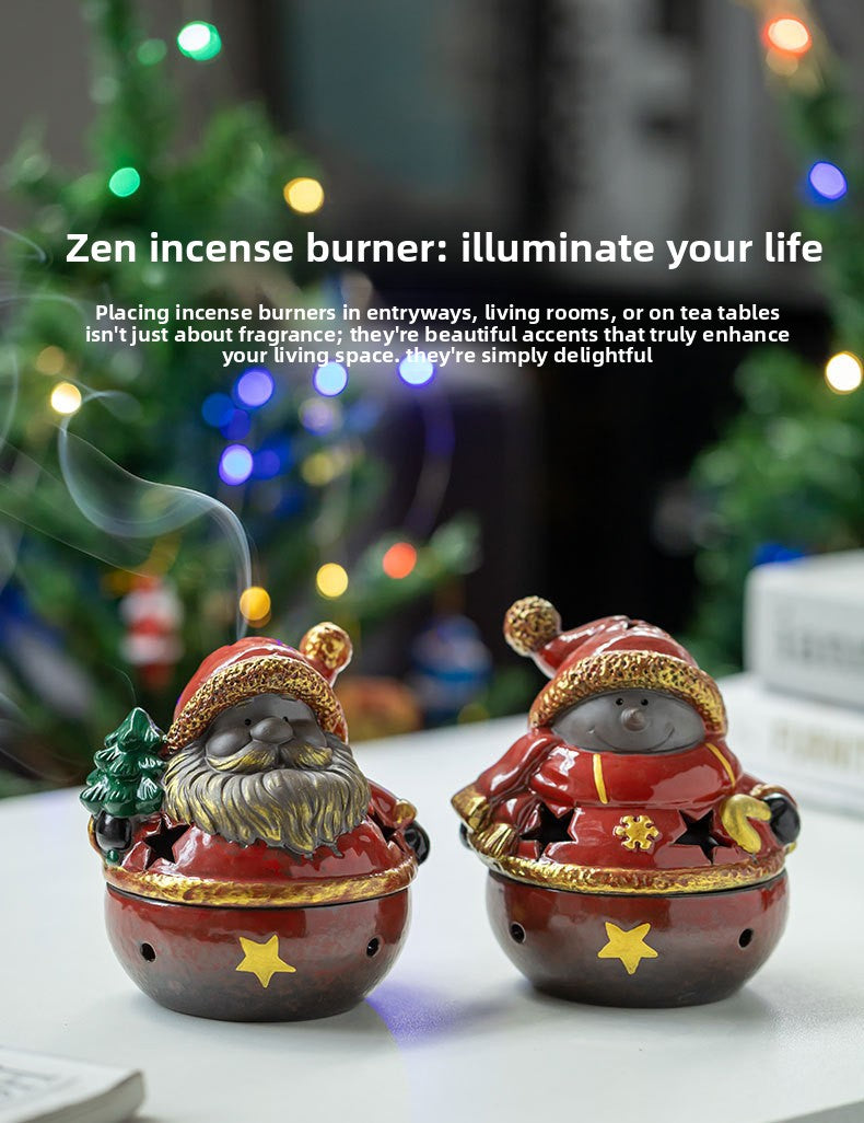 zensoullab Christmas themed incense burner