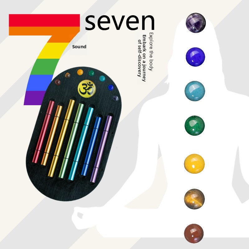 Zensoullab Colorful Sound Beam Meditation Chord Seven Tone Beam Yoga Chanting Music Accompaniment Percussion and String Beam Piano Small Musical Instrument