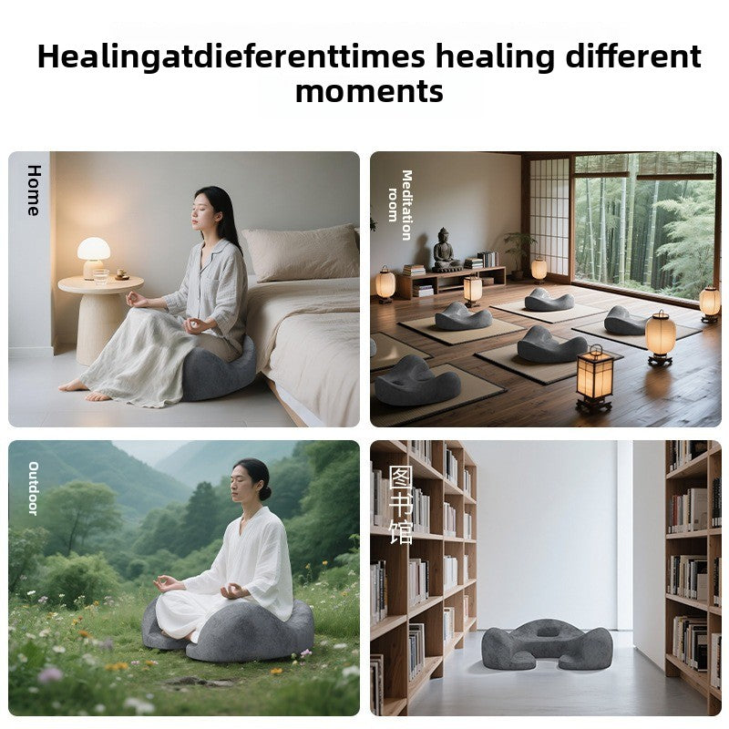 zensoullab Meditation Cushion Meditation Yoga Mat Leg Cushion Floor Cushion Long Sitting Non-Collapsing Sofa Reading Leisure Cushion