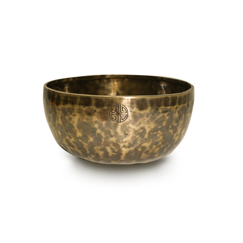 Zensoullab Nepal Handmade Full Moon Himalaya Bowl Santa Bowl Sound Therapy Copper Bowl Yoga Meditation Healing Buddha Sound Bowl Singing Bowl