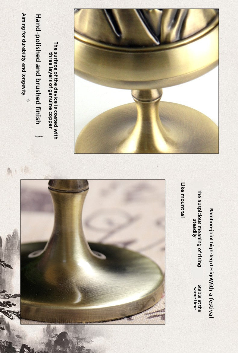 zensoullab High Rise Mountain Furnace Chinese Style Incense Burner Creative Home Indoor Antique Zen Ornament Incense Ceremony Study Tea Room Incense Burner