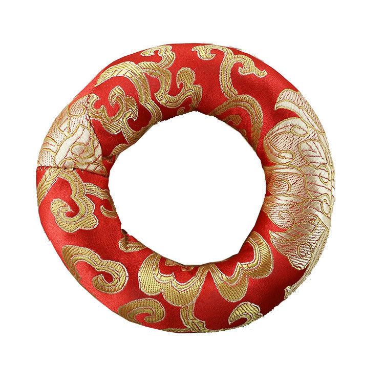Zensoullab Nepal Handmade Embroidery Sound Bowl Washer Buddha Sound Bowl Base Yoga Buddha Sound Bowl Bottom Mat Himalaya Bowl Pad Direct Supply
