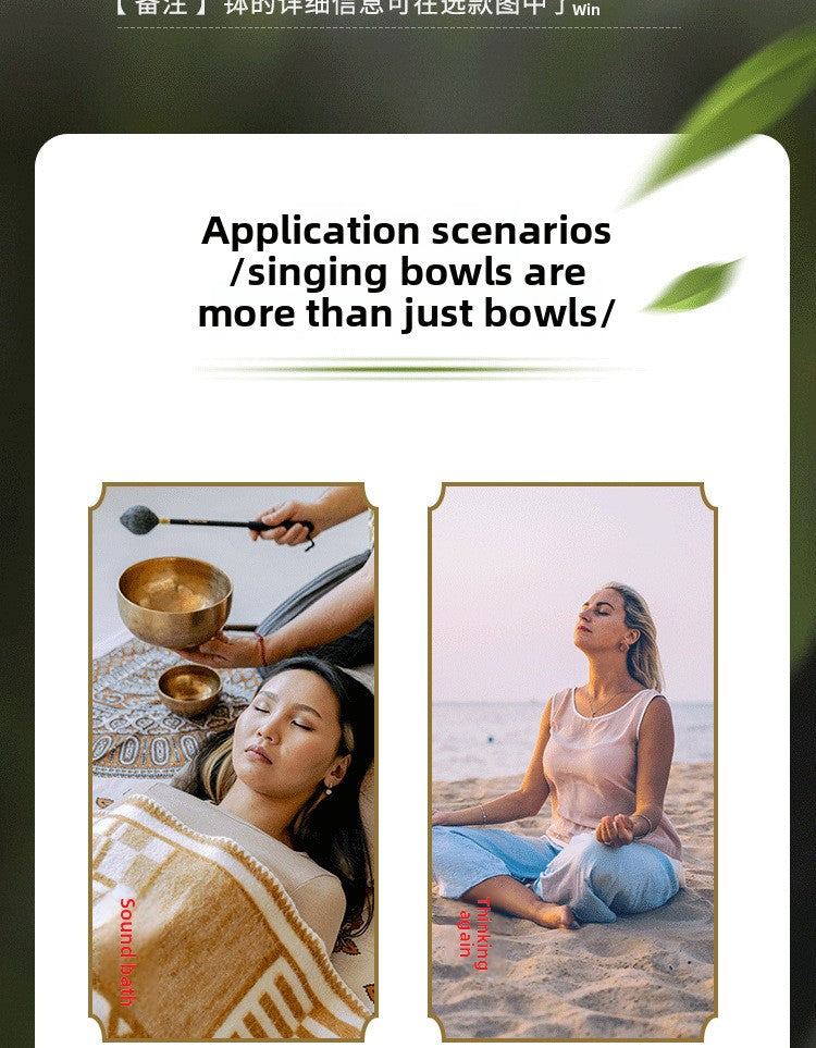 zensoullab Nepal Sutra Singing Bowl Tibetan Singing Bowl Buddha Sound Bowl Buddha Sound Bowl Singing Bowl Yoga Meditation Healing Singing Bowl