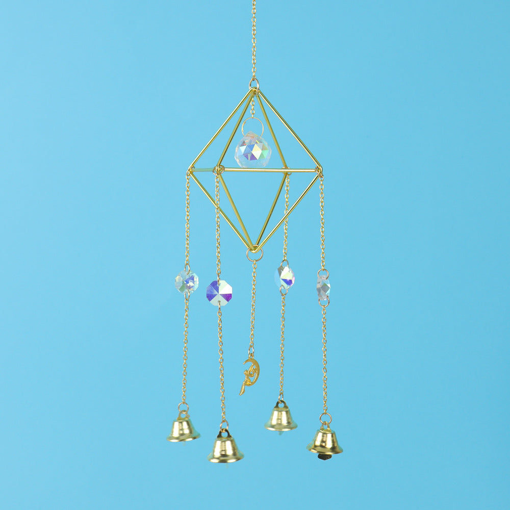 zensoullab Crystal Sun Catcher Air Rack Natural Crystal Ball Lighting Prism Pendant Crystal Hanging Garden Decoration