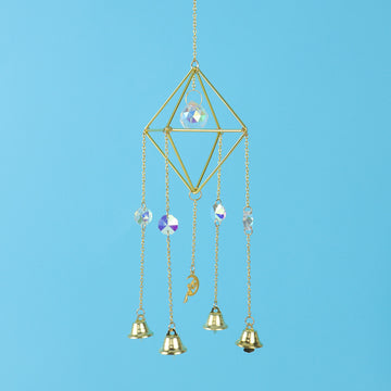 zensoullab Crystal Sun Catcher Air Rack Natural Crystal Ball Lighting Prism Pendant Crystal Hanging Garden Decoration