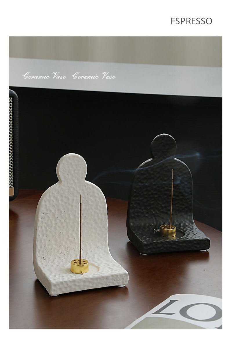 zensoullab Wabi-Sabi Style Candle Holder Incense Burner
