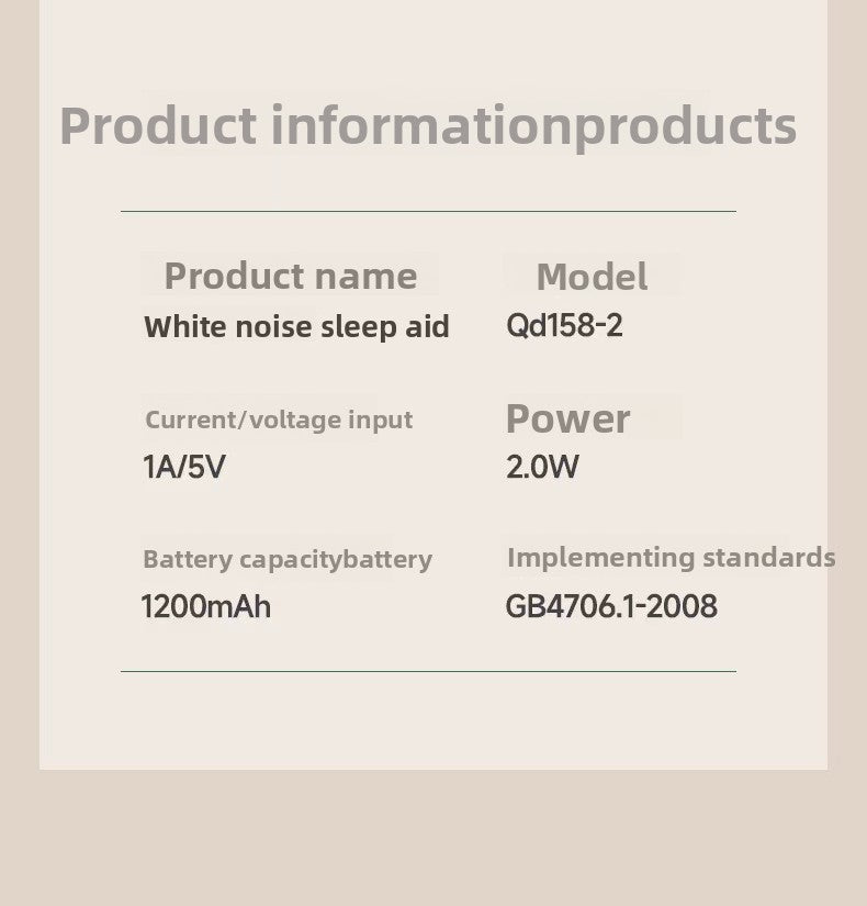 zensoullab New Product Smart Sleep Device Stress Relief White Noise Sleep Device Portable Auxiliary Instrument