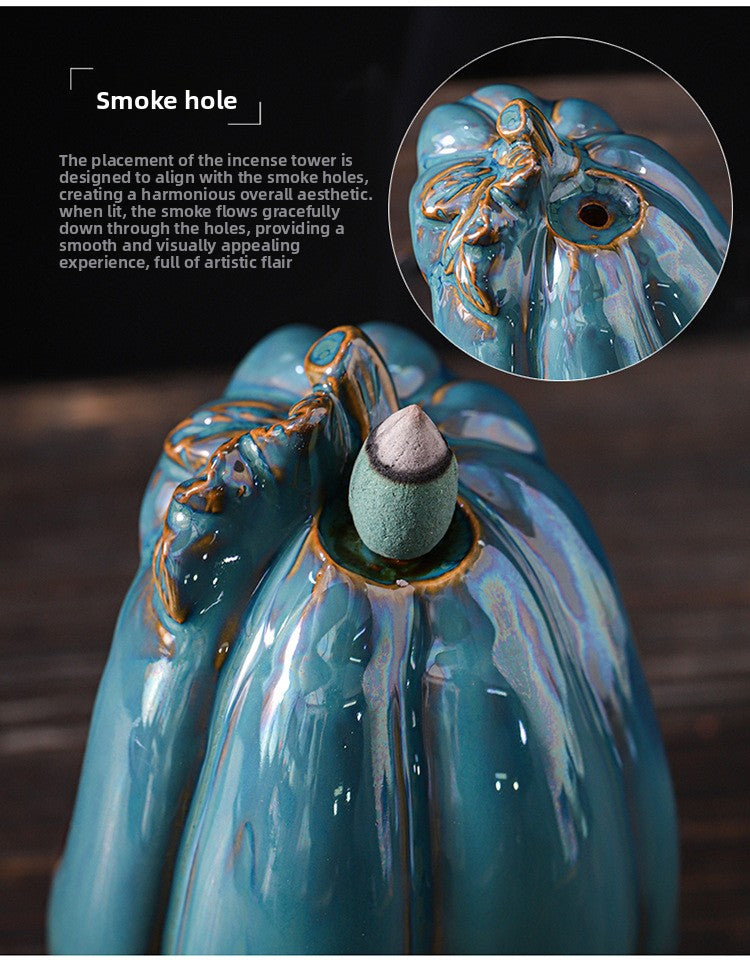 zensoullab Ceramic Beauty Statue Backflow Incense Burner Creative Beauty Elephant Sandalwood Burner Smoke Backflow Home Decor
