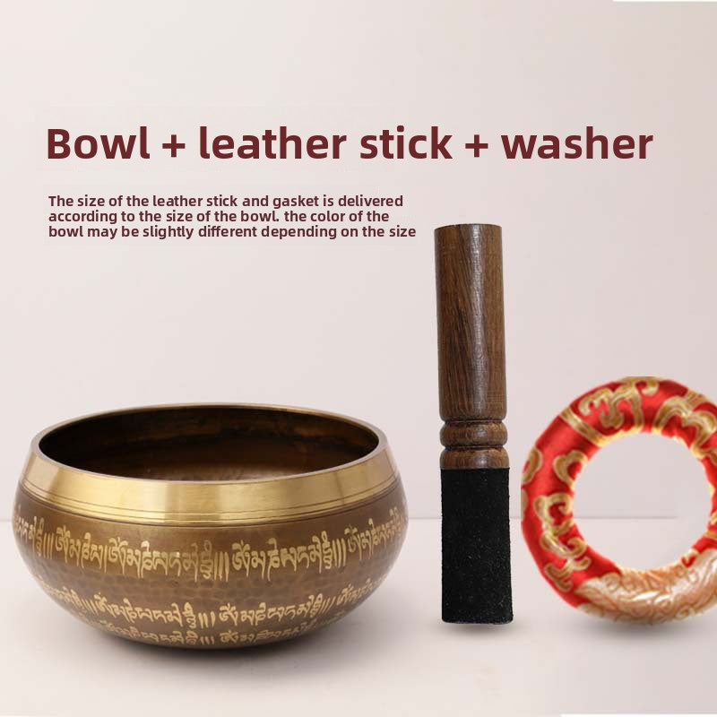 zensoullab Nepal Sutra Singing Bowl Tibetan Singing Bowl Buddha Sound Bowl Buddha Sound Bowl Singing Bowl Yoga Meditation Healing Singing Bowl