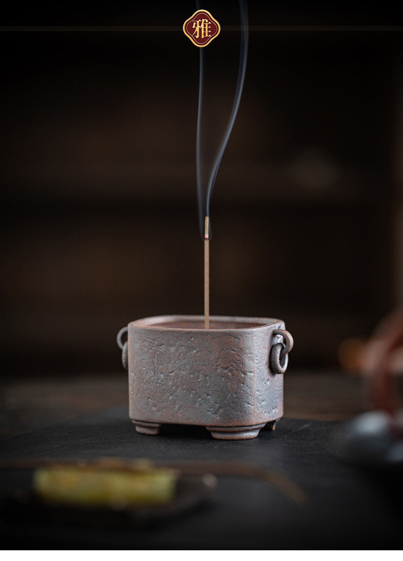 Zensoullab Zen Chinese Ancient Fragrance Incense Inserted Incense Burner Creative Home Living Room Desktop Tea Room Space Desktop Decoration Incense Burner