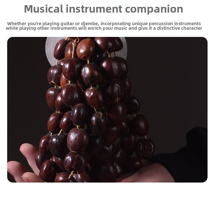 zensoullab Van Wood Fruit South African Fruit Shell Rattle Natural Plant Concert Accompaniment Small Sound Beam White Noise Healing Hand Wind Chime