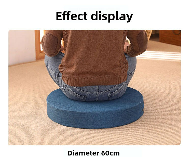 Zensoullab Japanese Style Tatami Mat Futon Cushion Thickened Stool Removable and Washable Window Cushion round Meditation Cushion Meditation Pray Cushion