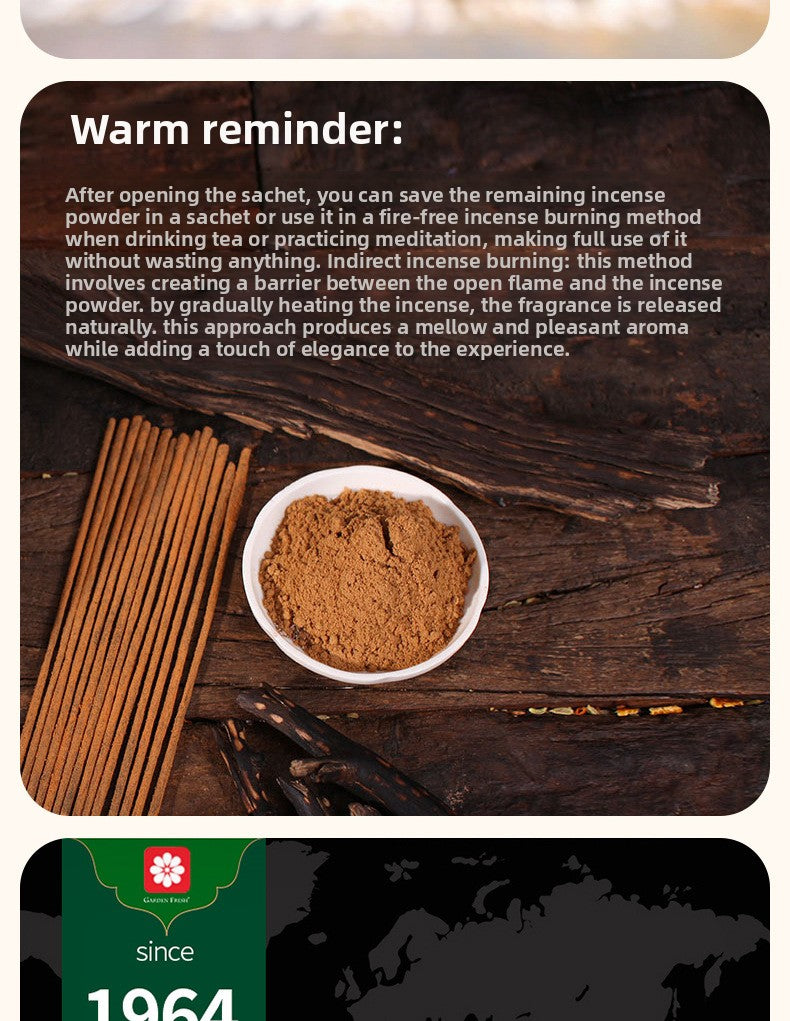 zensoullabGF Hot-Selling Indian Incense 18 Flavors Masala Handmade Sandalwood Agarwood Imported Aromatherapy Incense Stick Tibetan Incense