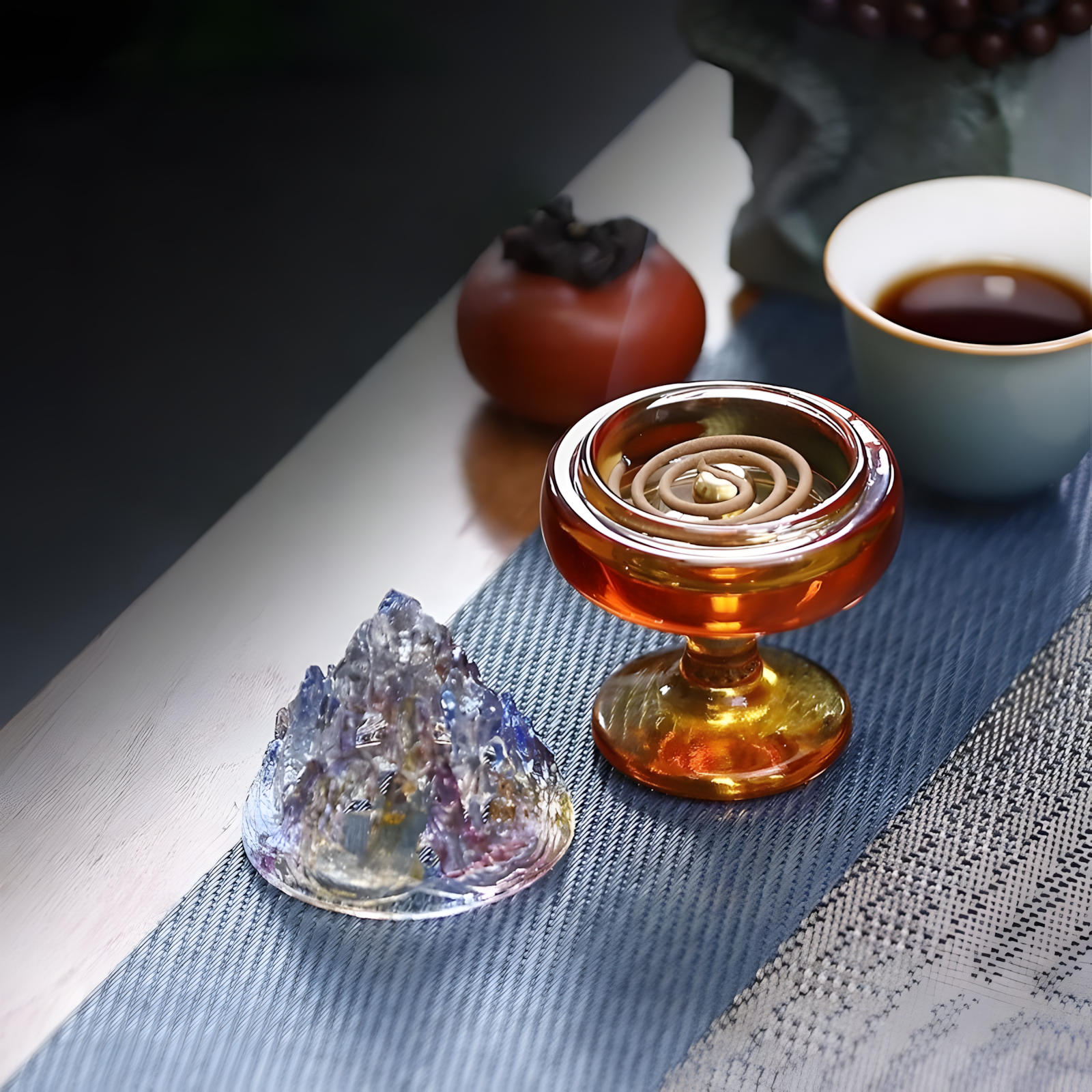 Zensoullab《Mount of Serenity 》 | Meditation & Tea Companion Incense Holder