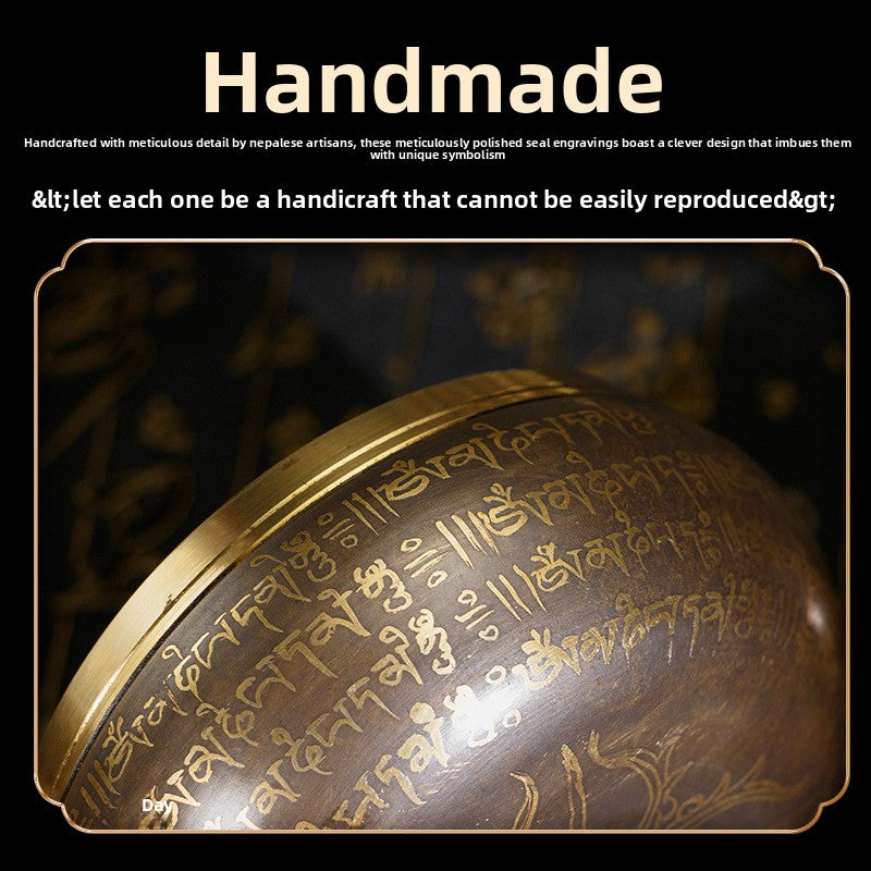 zensoullab Nepal Handmade Singing Bowl Buddha Sound Bowl Yoga Healing Meditation Bowl Tibetan Singing Bowl Buddha Sound Bowl Buddhist Supplies