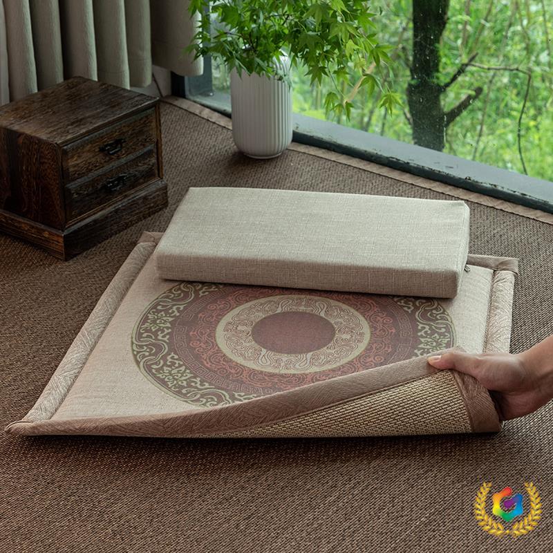 zensoullab Double-Sided Meditation Cushion Home Meditation Cushion Meditation Seat Cushion Thickened Meditation Cushion Meditation Cushion