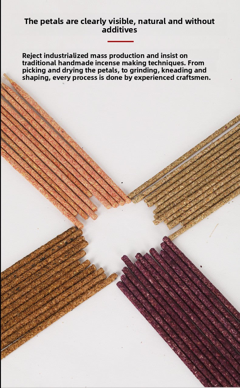 zensoullab Argentina Incense Rose Osmanthus Petal Incense Fragrant Incense Azalea Sandalwood Saffron Incense Sticks Home Use