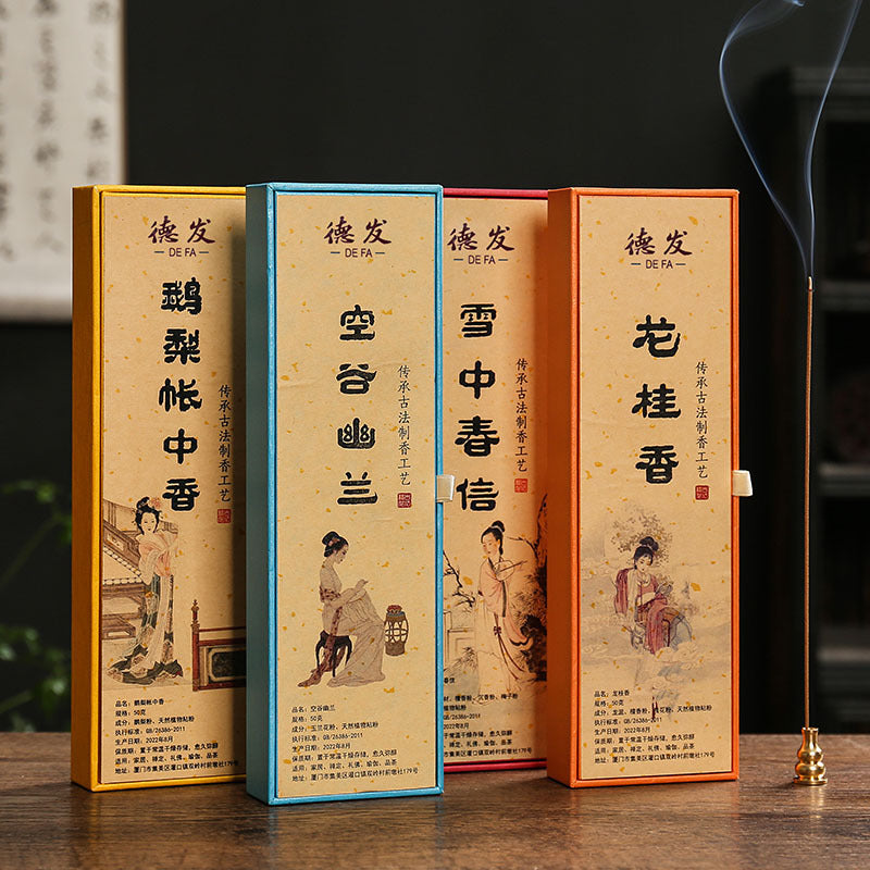 zensoullab Ornament Calming Sandalwood Indoor Incense Long-lasting Fragrance Dragon Cinnamon Incense Goose Pear Tent Agarwood Home Natural Sleep Companion