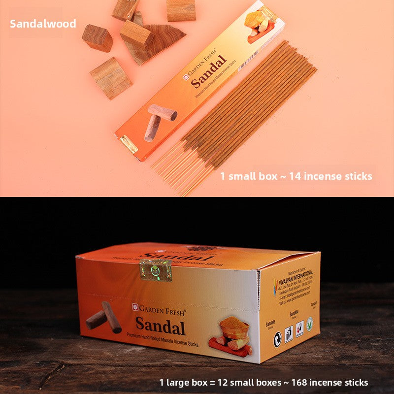 zensoullabGF Hot-Selling Indian Incense 18 Flavors Masala Handmade Sandalwood Agarwood Imported Aromatherapy Incense Stick Tibetan Incense