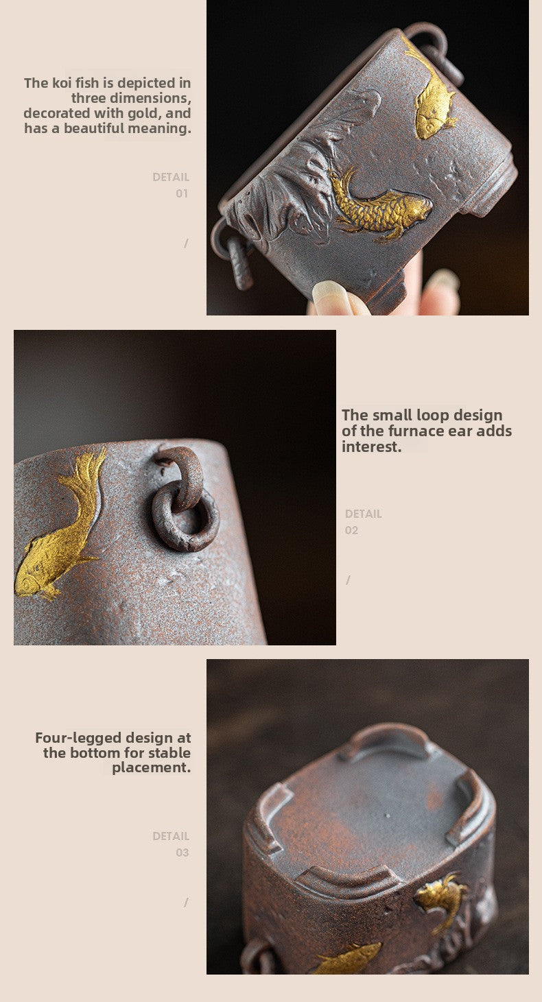 Zensoullab Zen Chinese Ancient Fragrance Incense Inserted Incense Burner Creative Home Living Room Desktop Tea Room Space Desktop Decoration Incense Burner
