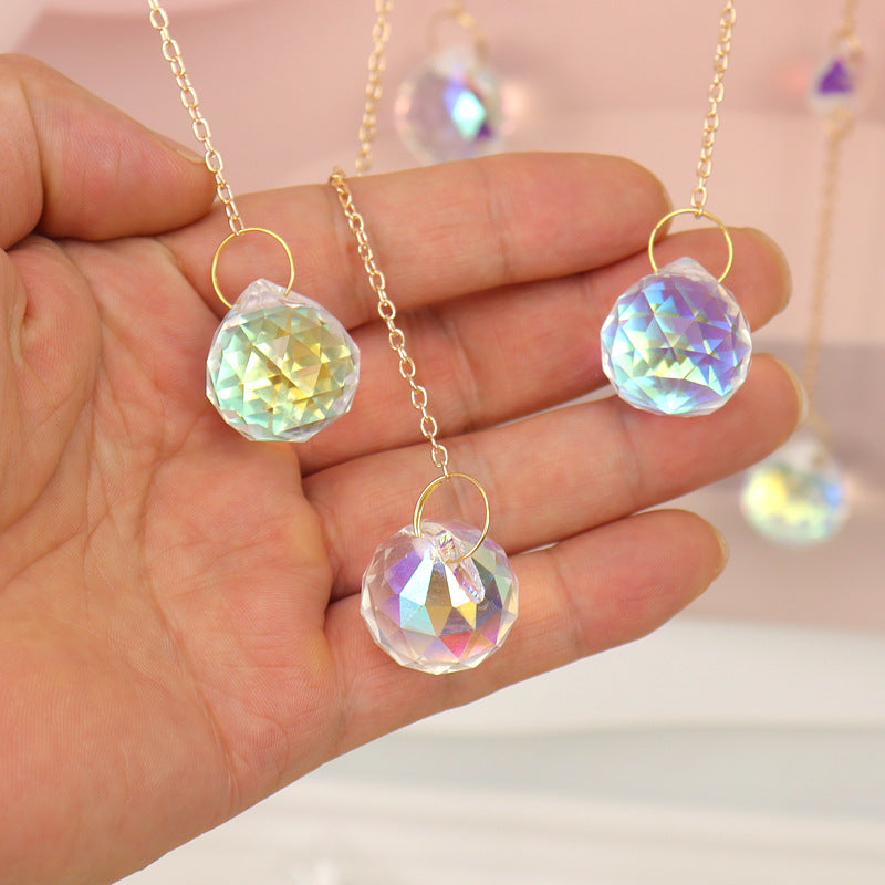 Zensoullab Amethyst Gravel Love Sun Catcher Sun Catcher Crystal Pendant Window Garden Lighting Pendant