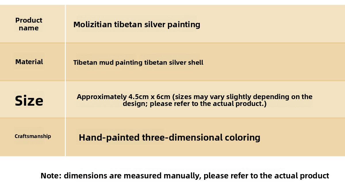 zensoullab Moli Zhi Tian Wu Box Pendant Hand-painted Rubbing Three-dimensional Tibetan Silver Thangka Buddha Amulet Doumu Yuanjun Men and Women Necklace