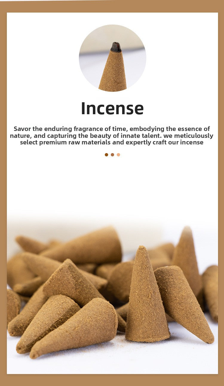 Zensoullablotus Cone Incense India Fragrant Nepal Cone Incense Indoor Home Incense Tibetan Incense Incense Cone Sandalwood Amber
