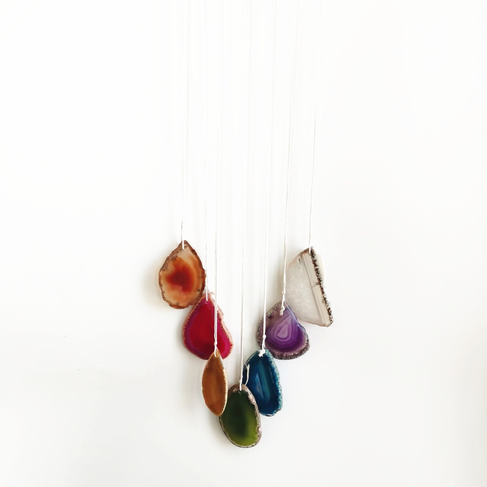 zensoullab Gravel Tree of Life Dream Catcher Hanging Ornament Agate Pendant