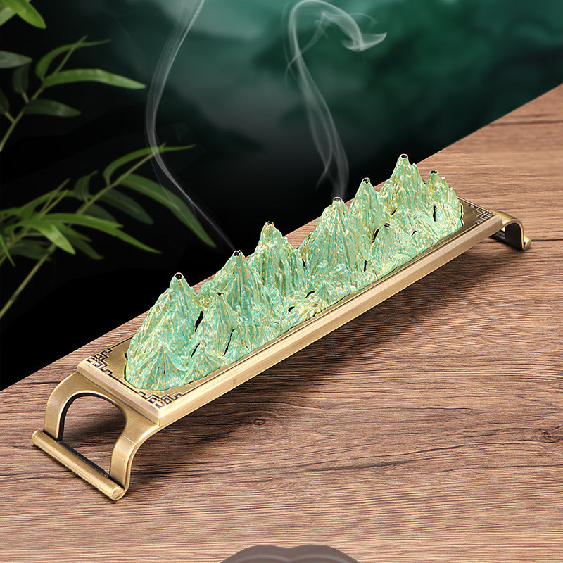 zensoullab New Chinese Style Incense Burner Yunmengze Incense Home Horizontal Study Room Tea Table Incense Ceremony Agarwood Sandalwood Desktop Decoration Ornament
