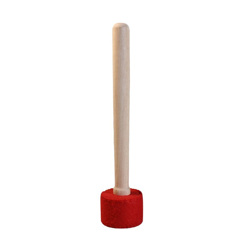 zensoullab Direct Supply Nepal Handmade Velvet Cloth Knocking Stick Tibetan Singing Bowl Hammer Bowl Stick Professional Healing Buddha Sound Bowl Knocking Stick