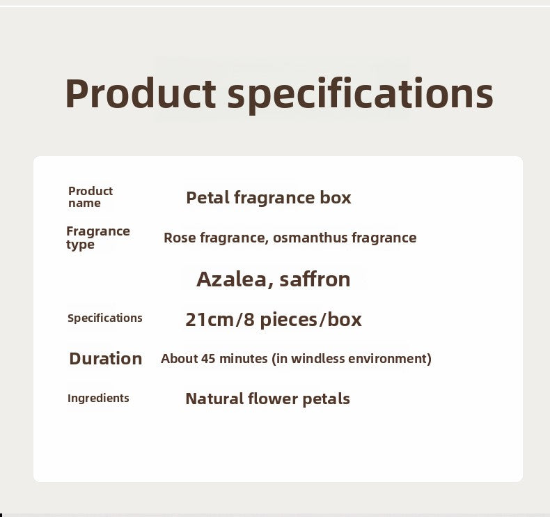 zensoullab Argentina Incense Rose Osmanthus Petal Incense Fragrant Incense Azalea Sandalwood Saffron Incense Sticks Home Use