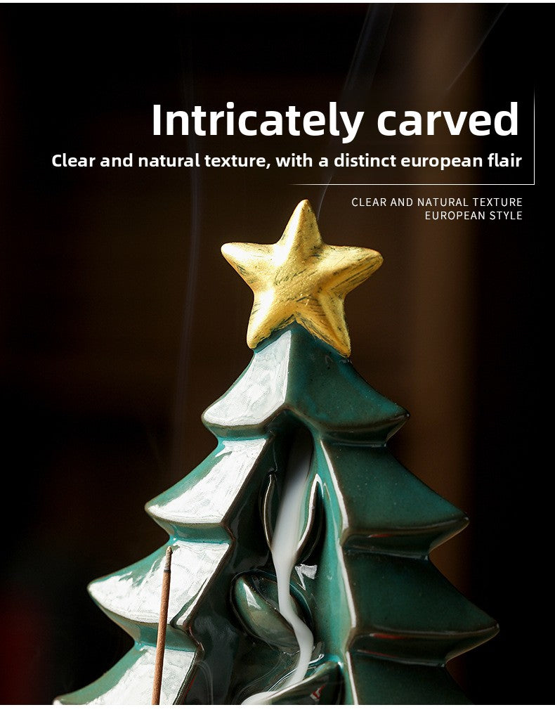 zensoullab Christmas Tree Backflow Incense Burner
