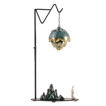 zensoullab Creative Backflow Incense Burner Home Indoor Incense Hanging Ball Chinese Zen Style Home Decoration Tea Ceremony Sandalwood Agarwood Incense Burner