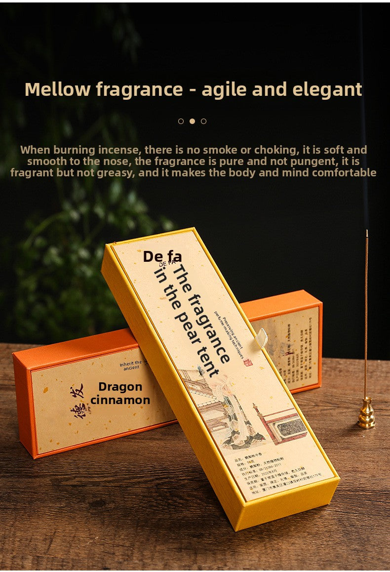 zensoullab Ornament Calming Sandalwood Indoor Incense Long-lasting Fragrance Dragon Cinnamon Incense Goose Pear Tent Agarwood Home Natural Sleep Companion