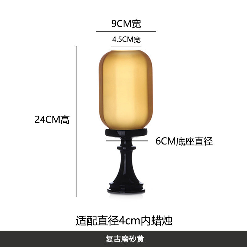 Zensoullab Chinese Style Incense Candle Holder Chinese Zen Antique Lampshade Ceramic Decoration Tea Room Atmosphere