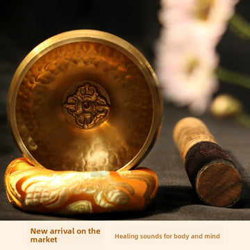 Zensoullab Nepal Handmade Buddha Sound Bowl Himalaya Bowl Meditation Yoga Healing Sound Bowl Xizang Practice Chanting Copper Bowl