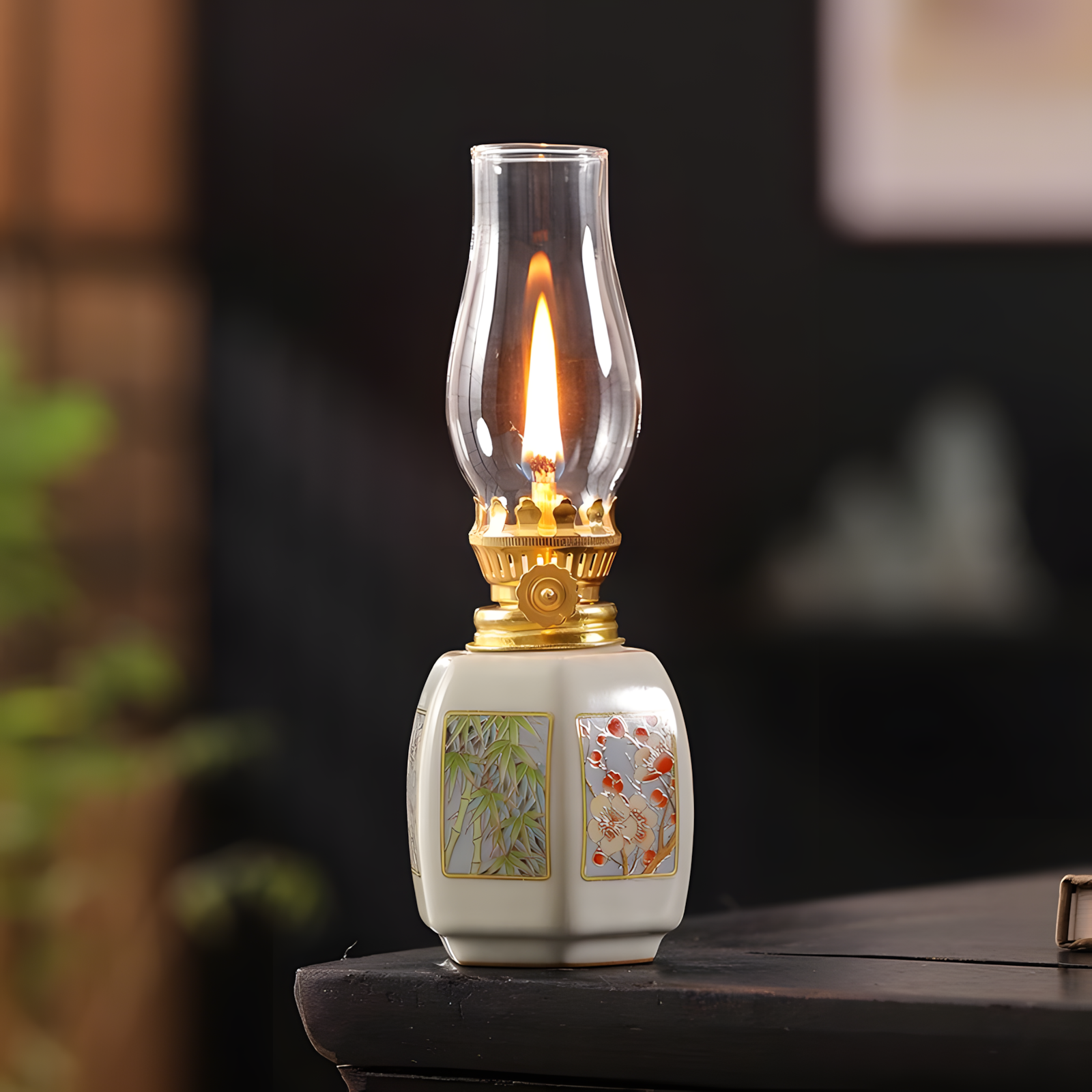 Serenity Oil Lamp Serenity Blue & White Ceramic Meditation