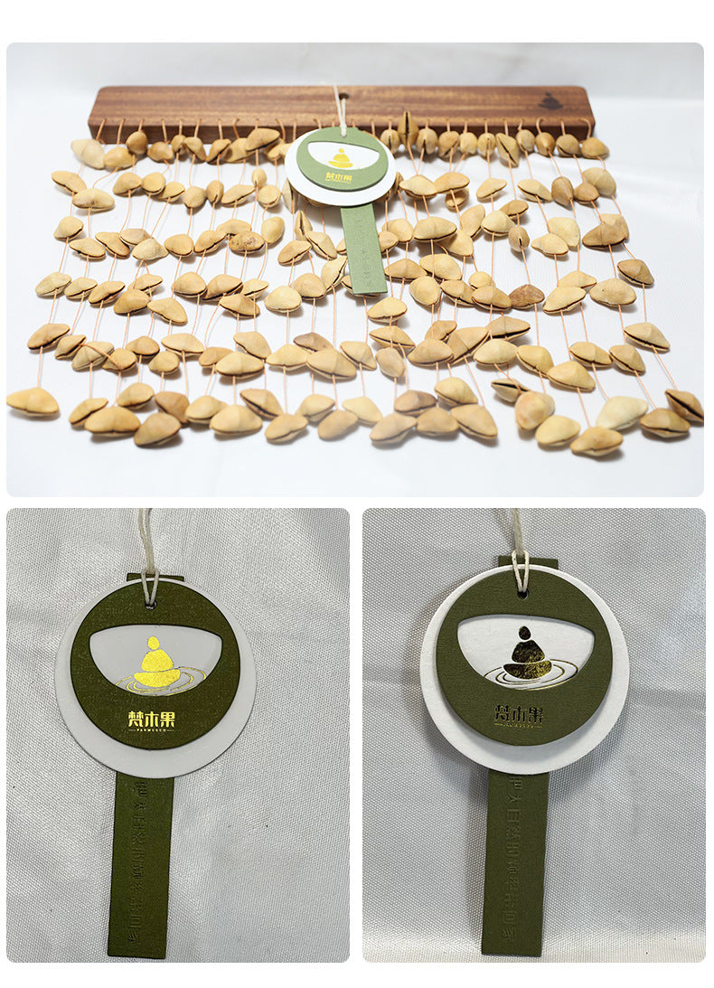 zensoullab South American Fruit Sound Bell Rattle Healing Accompaniment Unique Instrument Sound Bell Natural Plant Accompaniment Bell Fruit Bell
