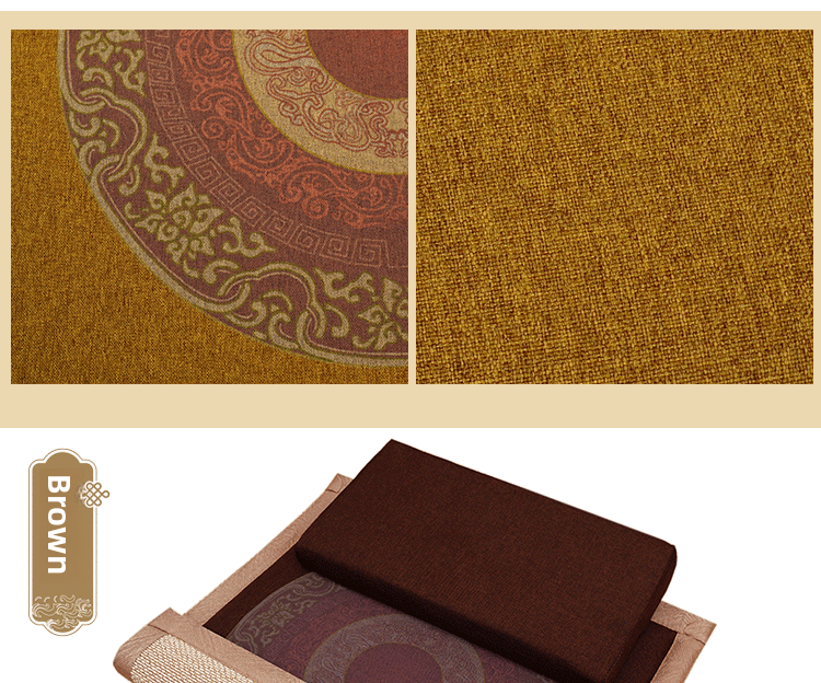 zensoullab Double-Sided Meditation Cushion Home Meditation Cushion Meditation Seat Cushion Thickened Meditation Cushion Meditation Cushion