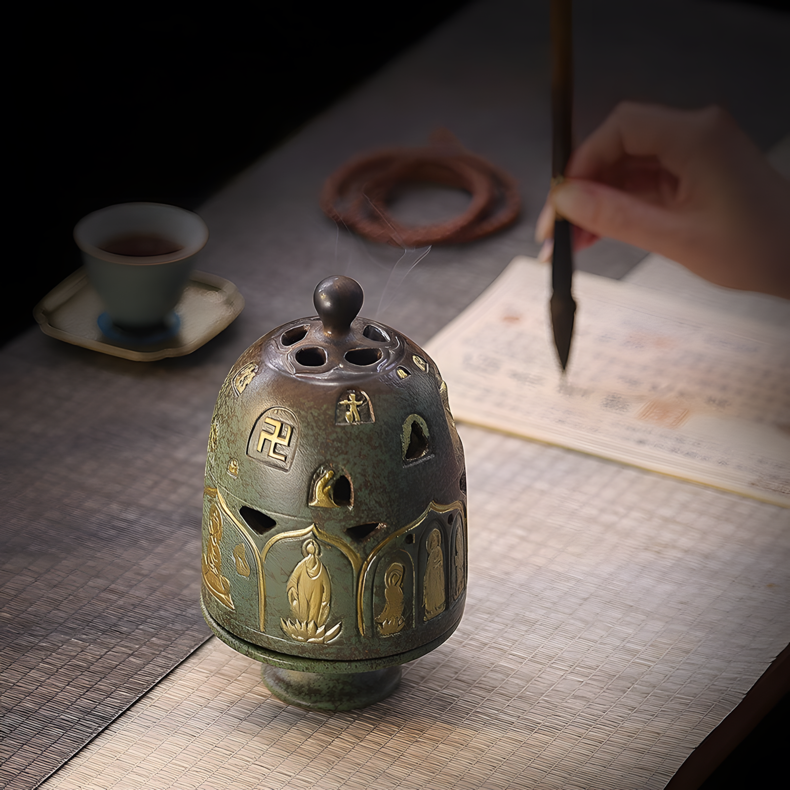 Zensoullab | Sacred Thousand Buddhas Incense Burner
