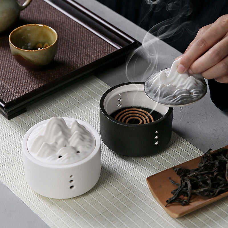 zensoullab Thousand Miles of Rivers and Mountains Ceramic Incense Burner