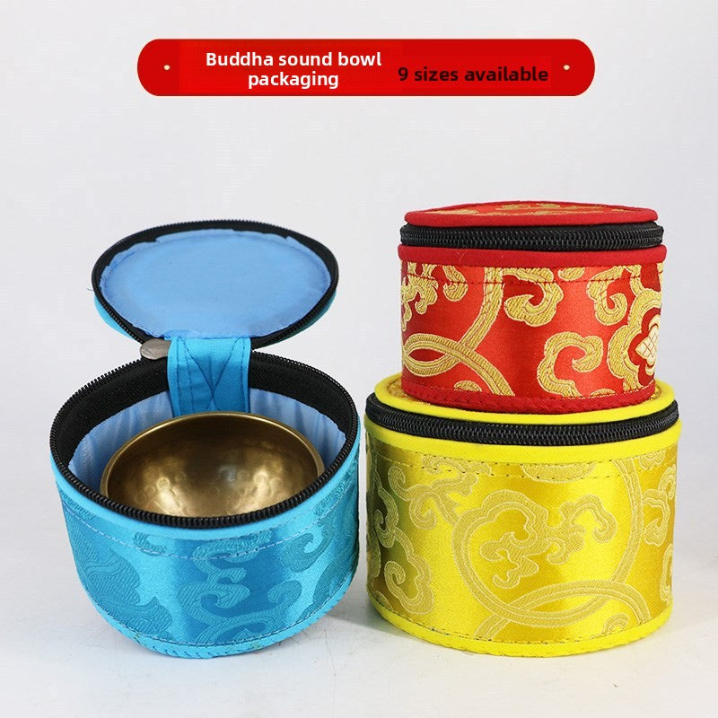 zensoullab Nepal Handmade Sound Bowl Bag Buddha Sound Bowl Packaging Bag Tibet Singing Bowl Gift Packaging Box Buddha Sound Bowl Storage Box